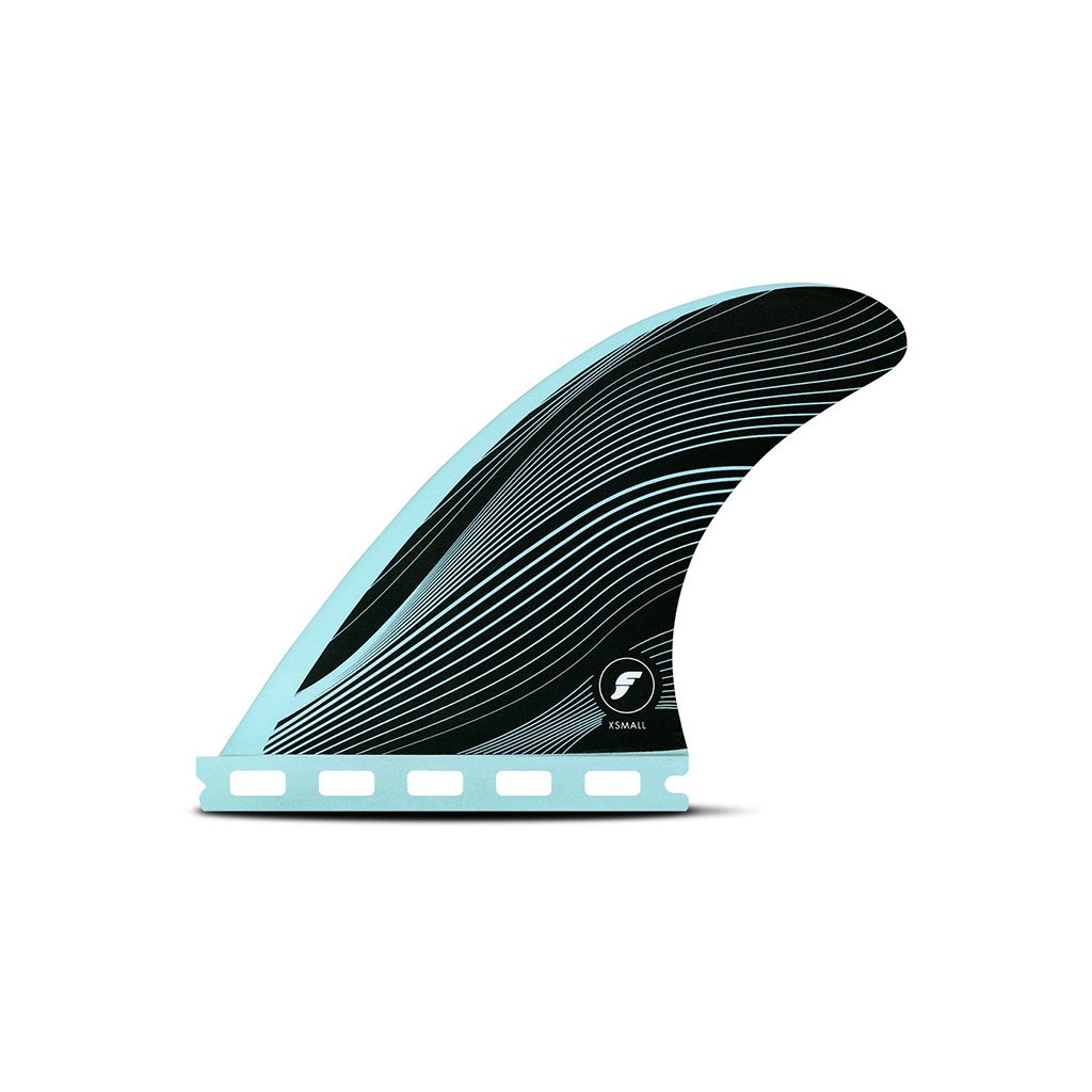 Futures | Legacy Rake Honeycomb R3 X-Small /Grom Tri Fin Set. Blue
